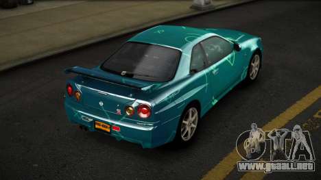 Nissan Skyline R34 Nalyntiny S6 para GTA 4