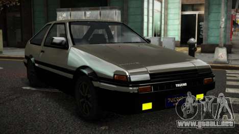 Toyota AE86 Liqraq para GTA 4