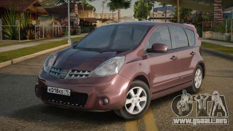2007 Nissan Note E11 (optimized model) para GTA San Andreas