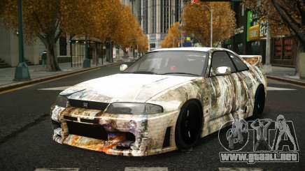 Nissan Skyline R33 Akayen S13 para GTA 4