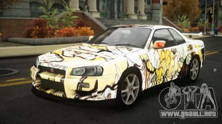 Nissan Skyline R34 Nalyntiny S2 para GTA 4