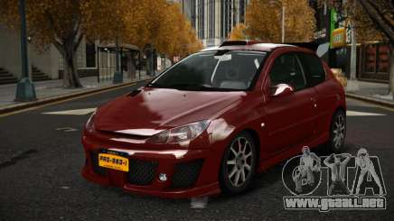 Peugeot 206 Gonruseq para GTA 4