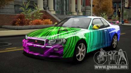 Nissan Skyline R34 Nalyntiny S9 para GTA 4