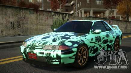 Nissan Skyline R32 Leca S2 para GTA 4