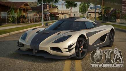 Koenigsegg One Amcase para GTA San Andreas