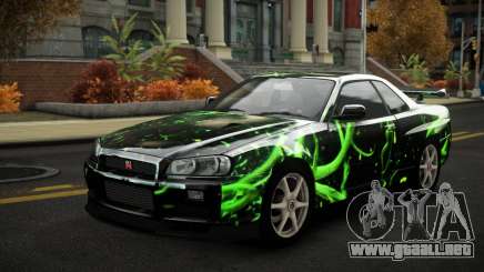 Nissan Skyline R34 Nalyntiny S3 para GTA 4