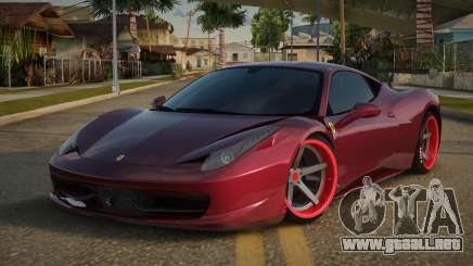 Ferrari 458 Ellarey para GTA San Andreas