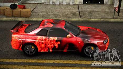 Nissan Skyline R34 Erxah S1 para GTA 4
