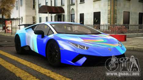 Lamborghini Huracan Nerael S6 para GTA 4
