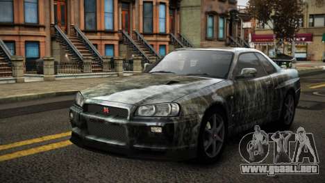 Nissan Skyline R34 Erxah S5 para GTA 4