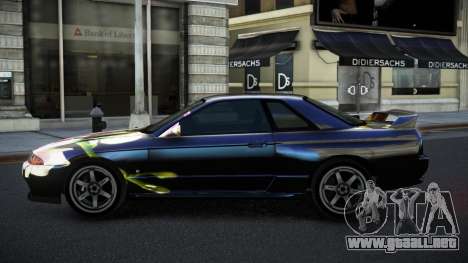 Nissan Skyline R32 Lanie S6 para GTA 4
