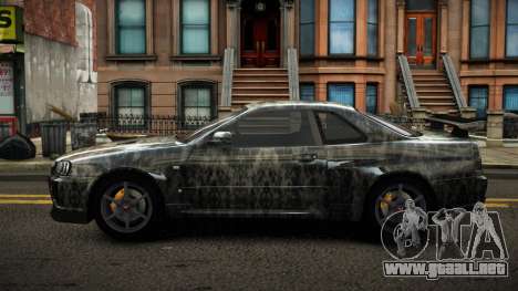 Nissan Skyline R34 Erxah S5 para GTA 4