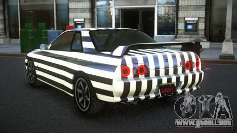 Nissan Skyline R32 Lanie S1 para GTA 4