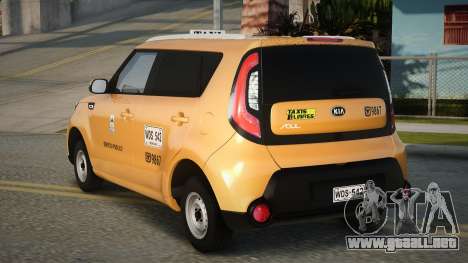 Kia Soul Taxi 15th para GTA San Andreas