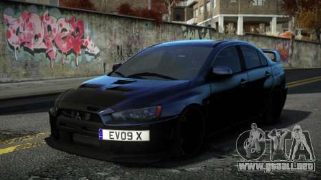 Mitsubishi Lancer Evolution X Recaka para GTA 4