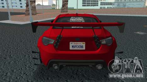 Subaru BRZ RocketBunny para GTA Vice City