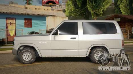 Nissan Patrol 80th para GTA San Andreas