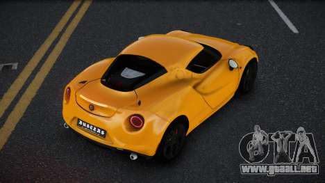 Alfa Romeo 4C Wadre para GTA 4