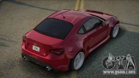 Toyota GT86 Tayus para GTA San Andreas