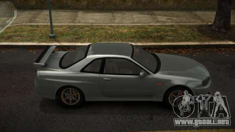 Nissan Skyline R34 Banafufa para GTA 4