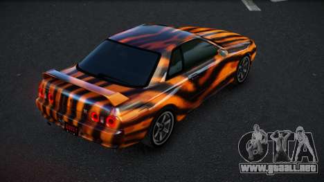 Nissan Skyline R32 Lanie S10 para GTA 4