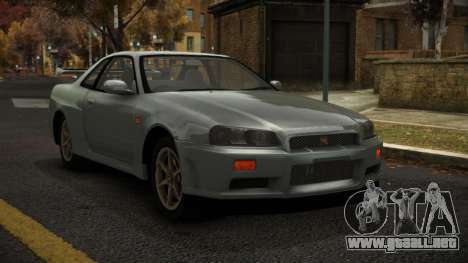 Nissan Skyline R34 Banafufa para GTA 4