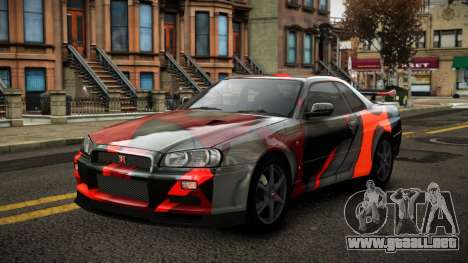 Nissan Skyline R34 Erxah S7 para GTA 4