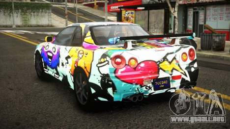 Nissan Skyline R34 Erxah S13 para GTA 4
