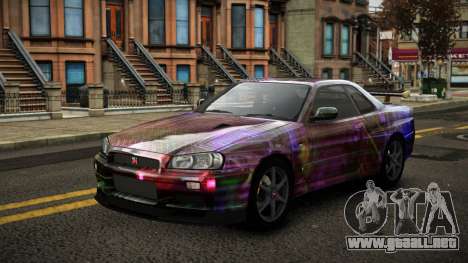 Nissan Skyline R34 Erxah S3 para GTA 4