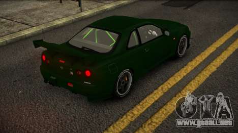 Nissan Skyline R34 Yuvfopi para GTA 4