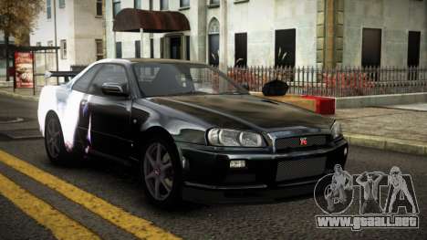 Nissan Skyline R34 Erxah S11 para GTA 4