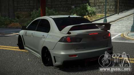 Mitsubishi Lancer Evolution X Deixe para GTA 4