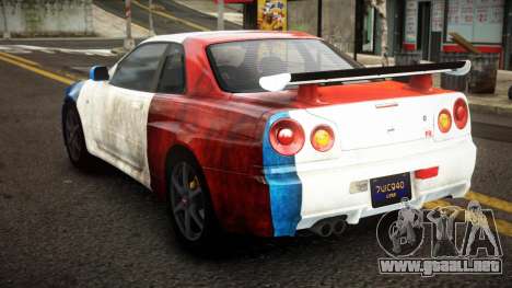 Nissan Skyline R34 Erxah S12 para GTA 4