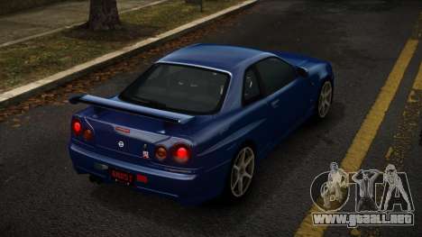 Nissan Skyline R34 Doofe para GTA 4