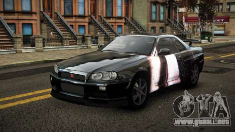 Nissan Skyline R34 Erxah S11 para GTA 4