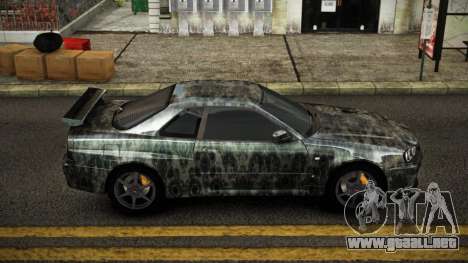 Nissan Skyline R34 Erxah S5 para GTA 4