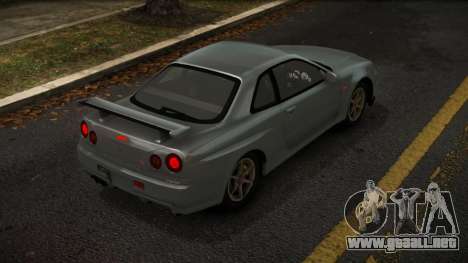 Nissan Skyline R34 Banafufa para GTA 4