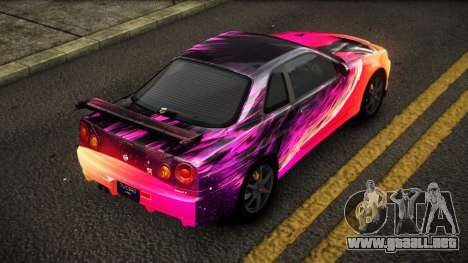 Nissan Skyline R34 Erxah S9 para GTA 4