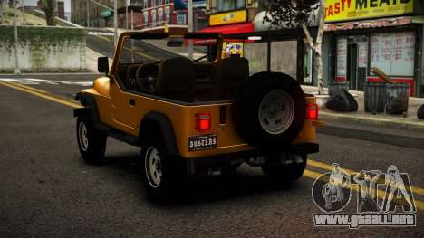 Jeep Wrangler Pouti para GTA 4