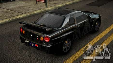 Nissan Skyline R34 Erxah S2 para GTA 4
