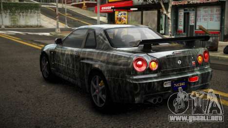 Nissan Skyline R34 Erxah S5 para GTA 4