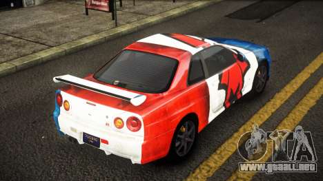 Nissan Skyline R34 Erxah S12 para GTA 4