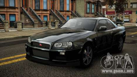 Nissan Skyline R34 Erxah S2 para GTA 4