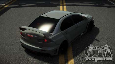 Mitsubishi Lancer Evolution X Deixe para GTA 4