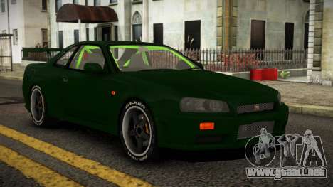 Nissan Skyline R34 Yuvfopi para GTA 4