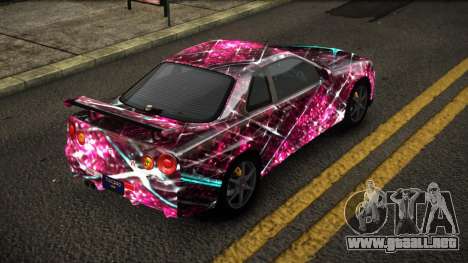 Nissan Skyline R34 Erxah S6 para GTA 4