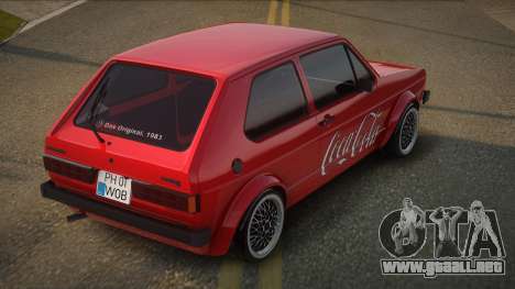 Volkswagen Golf 83th para GTA San Andreas