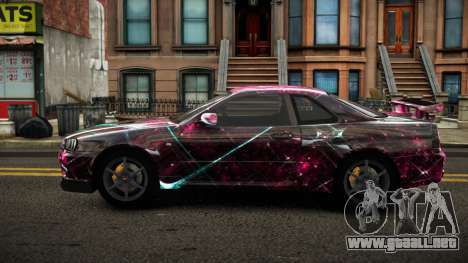 Nissan Skyline R34 Erxah S6 para GTA 4
