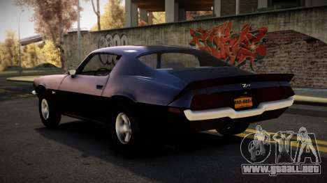 Chevrolet Camaro Tutmay para GTA 4