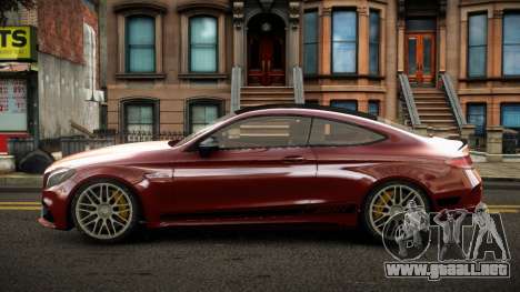 Mercedes-Benz C63S AMG Isol para GTA 4